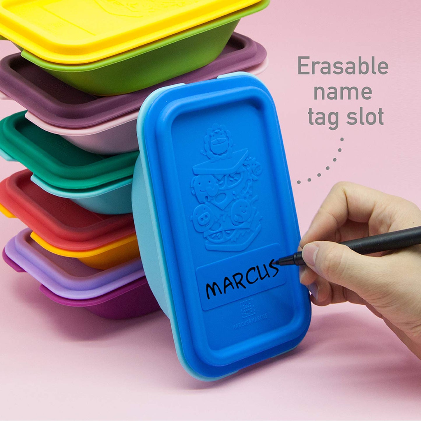 Marcus & Marcus - Cuña de silicona plegable para niños, Amarillo
