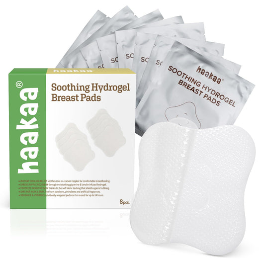 Almohadillas de Hidrogel Haakaa con Lanolina para Orejas para Mujer