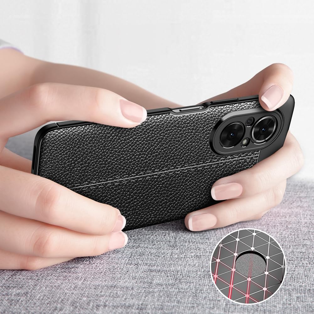 DABUNA Funda para Huawei Nova 9 SE 4G y 5G y Honor 50 SE Case Uso Rudo Protector de Cámara Duradero Suave Antihuellas Protector Cover (Negro)