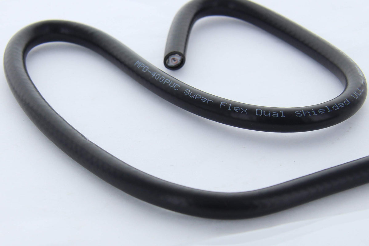 Cable Coaxial MPD Digital Negro Ultra Baja Pérdida 10 Pies