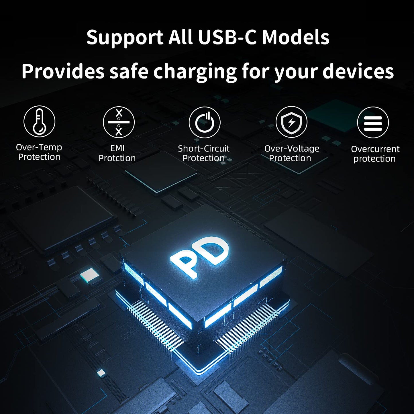 Cargador USB C de carga rápida súper tipo C con cable para Android con suministro de energía de 25W, adaptador de bloque de pared para teléfono celular compatible para Samsung LG Galaxy S21 Ultra Plus