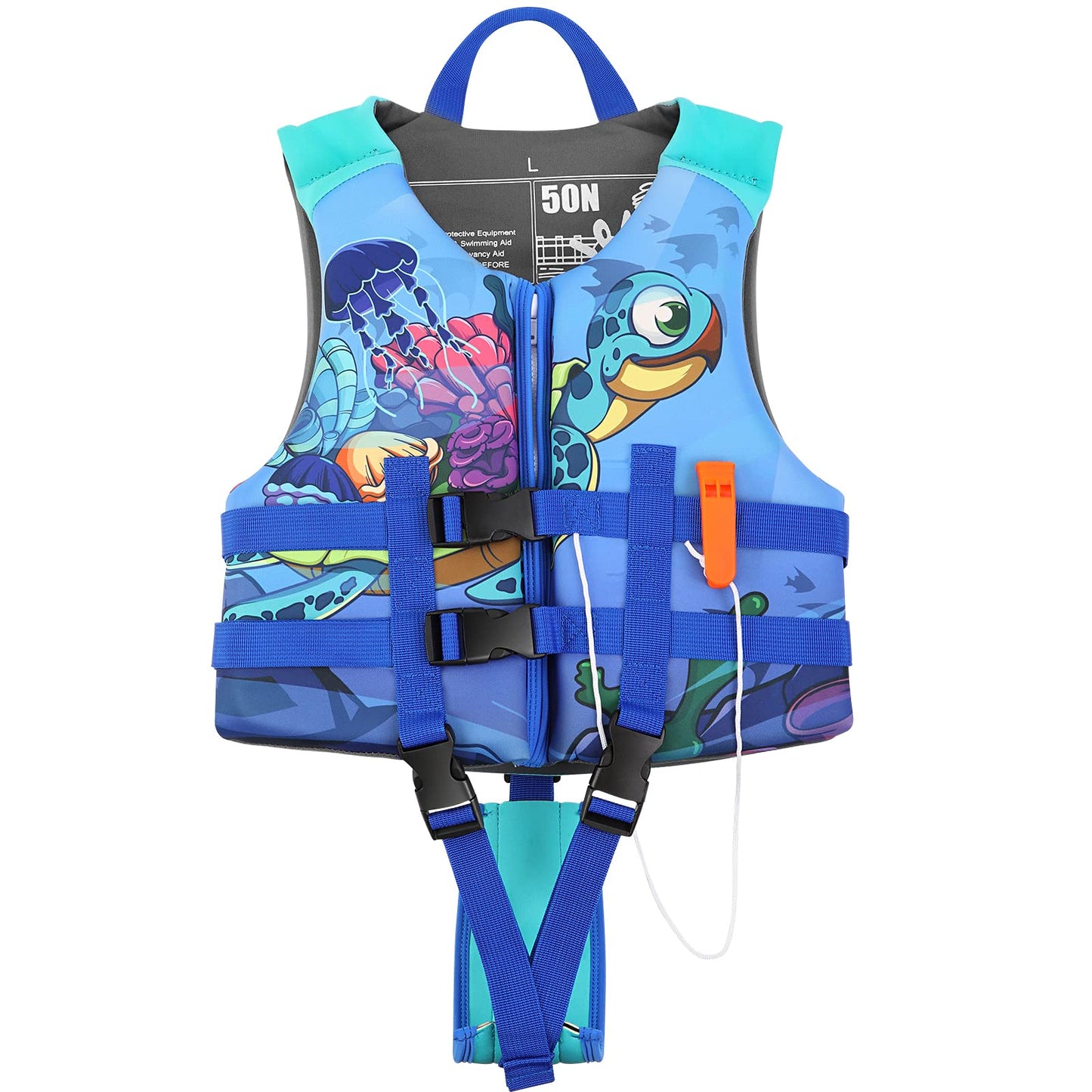 Chaleco de Natación PAETAE Neopreno Niños 1 a 9 Años