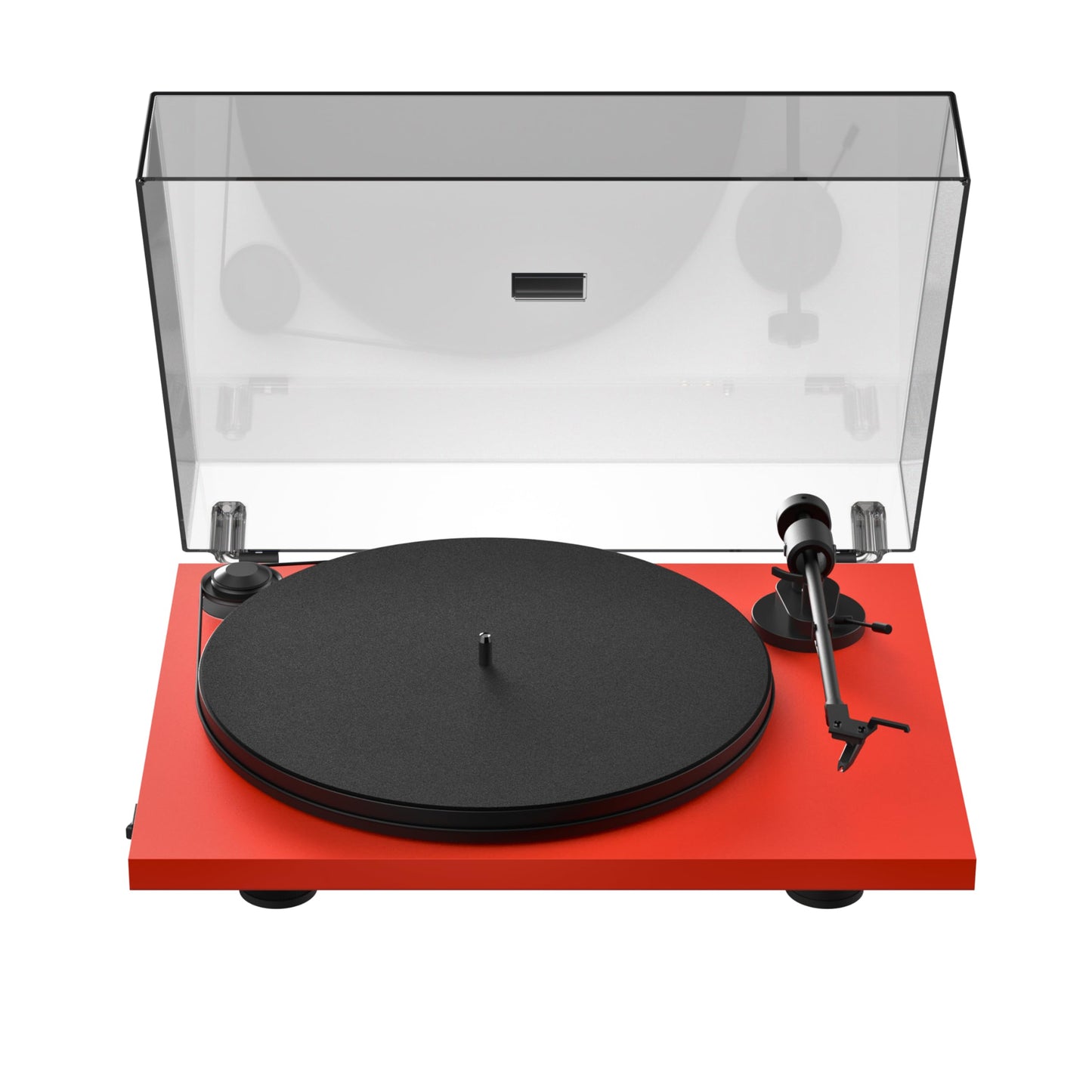 Pro-Ject Primary E - Tocadiscos (Tocadiscos de tracción por Banda, Negro, Rojo, 33,45 RPM, 0.29%, 21.9 cm, 2.2 cm)
