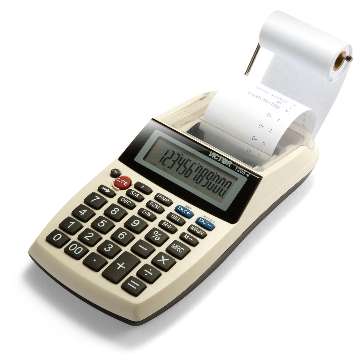 Victor 1205-4 - Calculadora de impresión portátil de 12 dígitos, Color