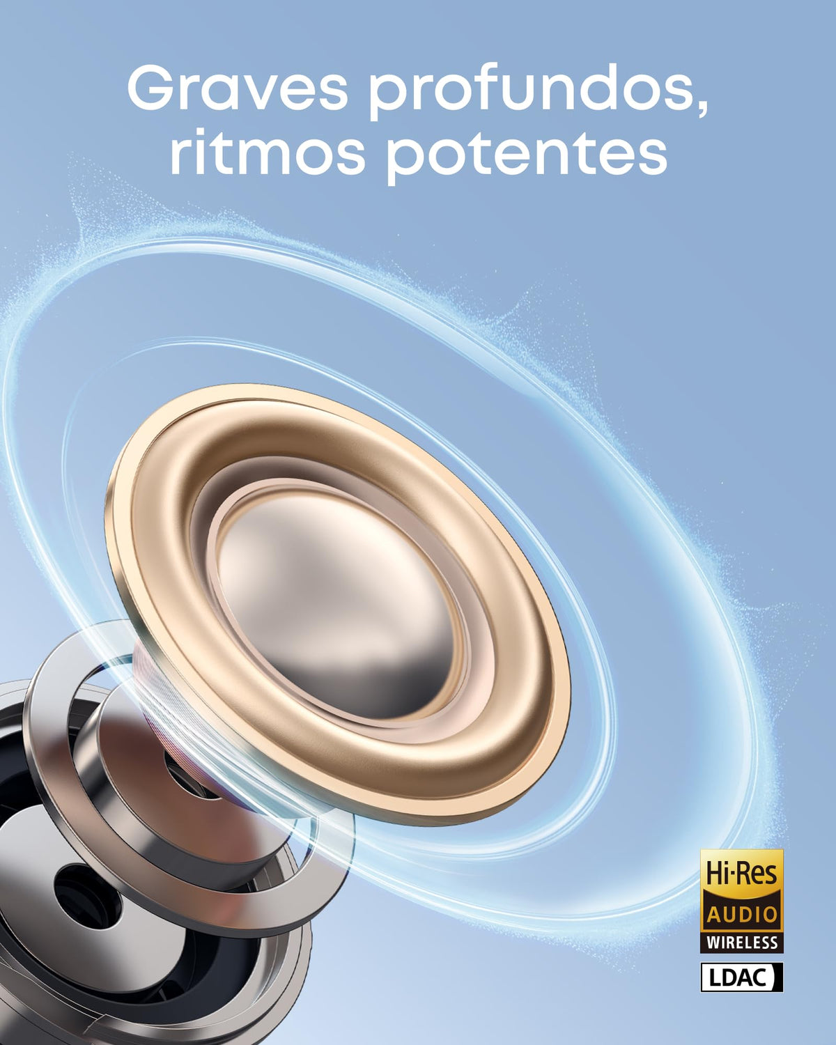 Audífonos de Oído Abierto Soundcore by Anker Negro Hi-Res LDAC