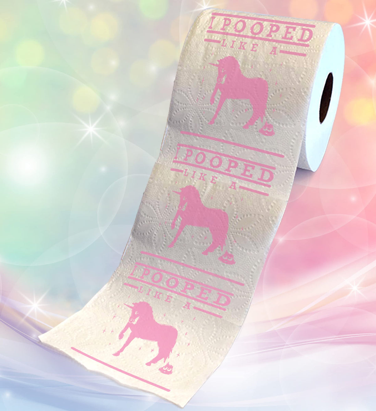 Papel Higiénico TP Like A Unicorn Impreso Divertido para Broma