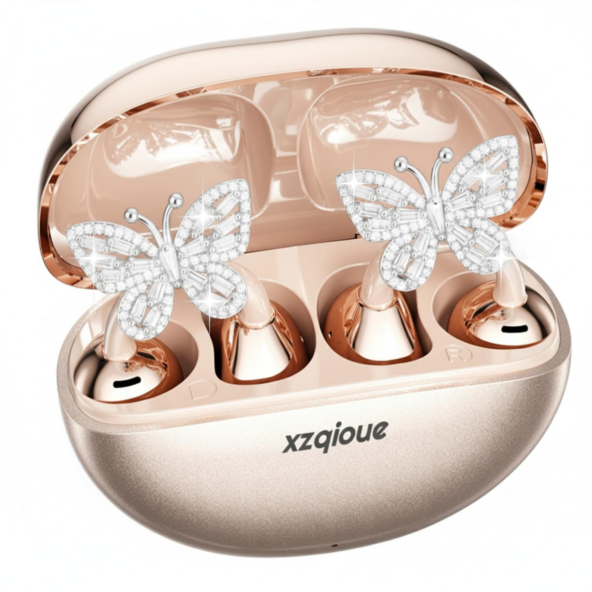 Auriculares Bluetooth xzqioue Mariposa Desmontable para Mujer