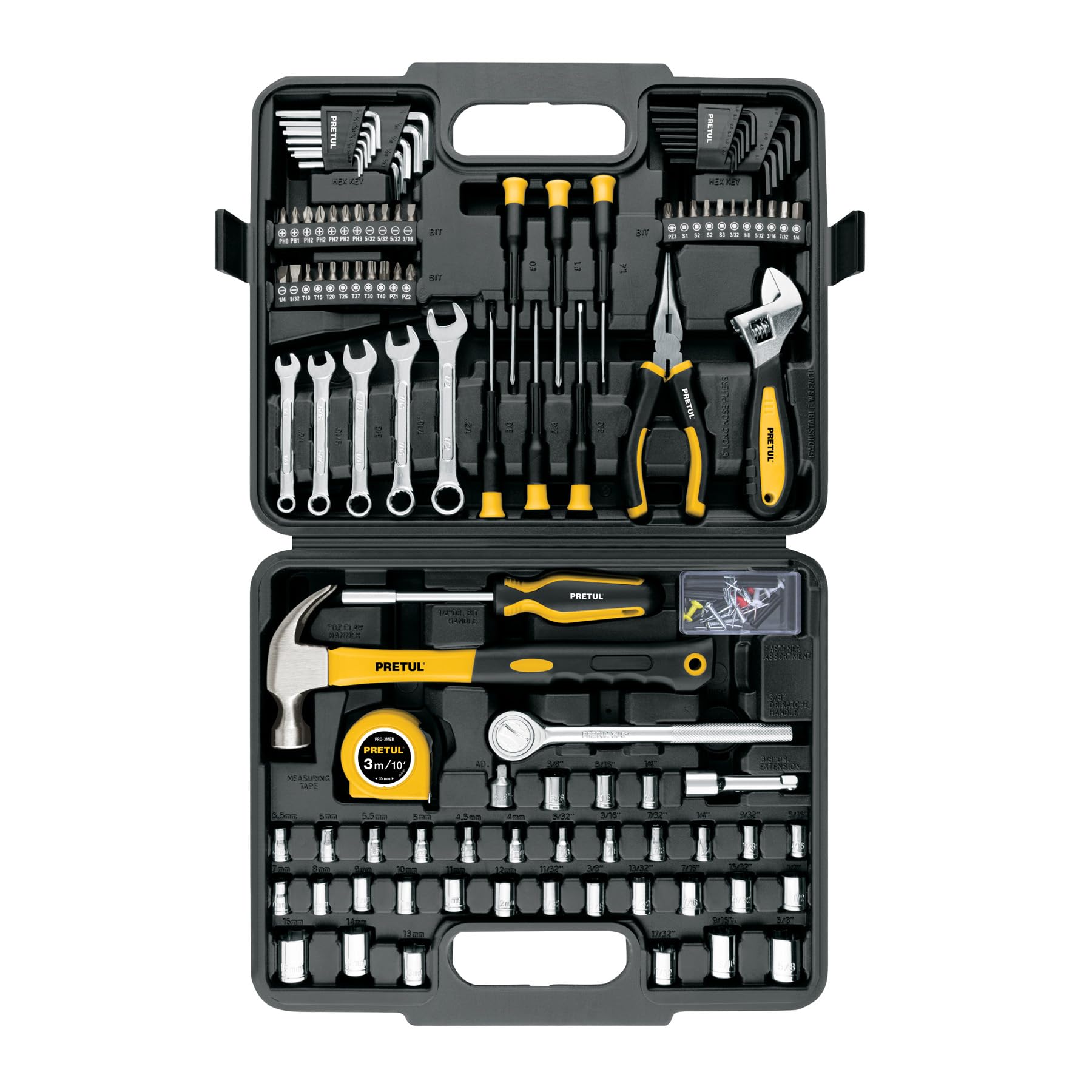 Juego de Herramientas Pretul 109 Piezas con Estuche