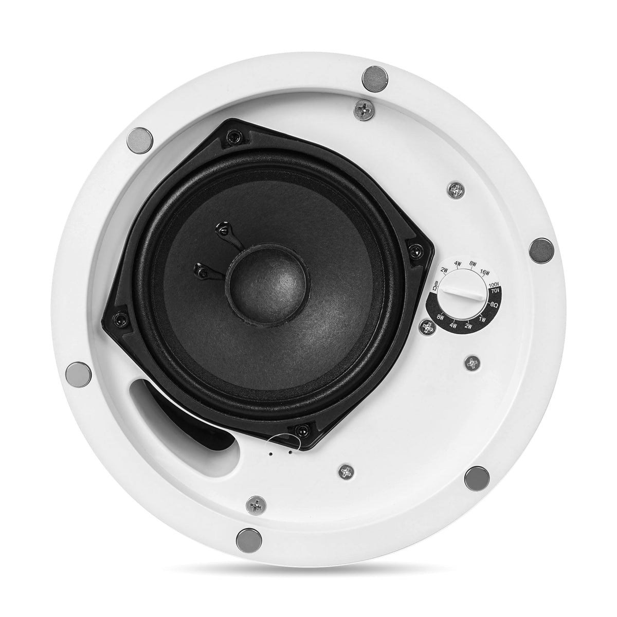 Altavoces Coaxiales Sound Town Blanco Montaje Empotrado para Cine en Casa