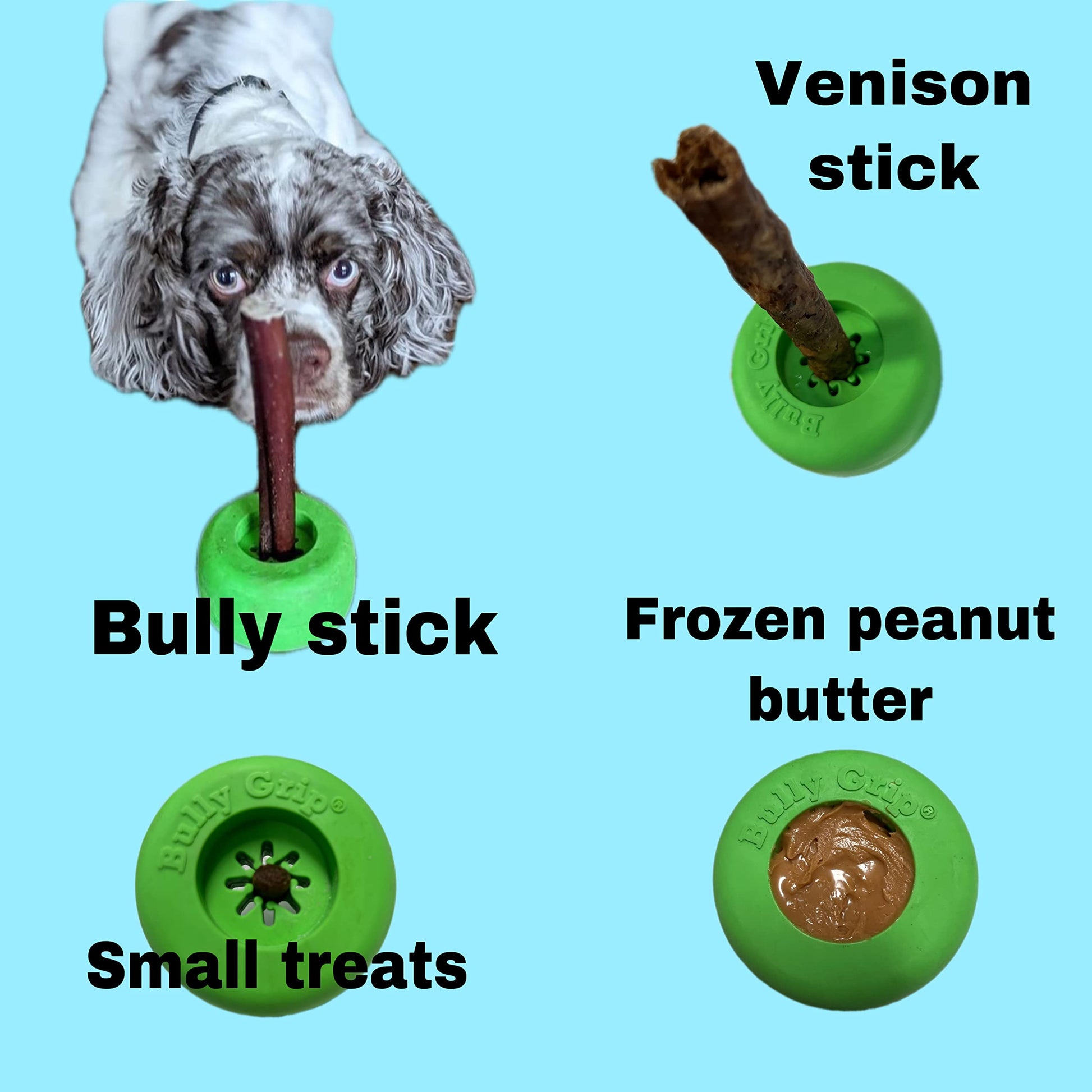 Bully Stick Holder - Soporte para Palo, tamaño pequeño, Juguete Interactivo para Perro y Dispositivo de Seguridad