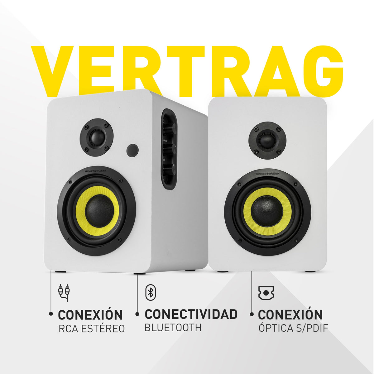 Bocina Thonet & Vander Vertrag Cine Negro Sonido Envolvente para TV