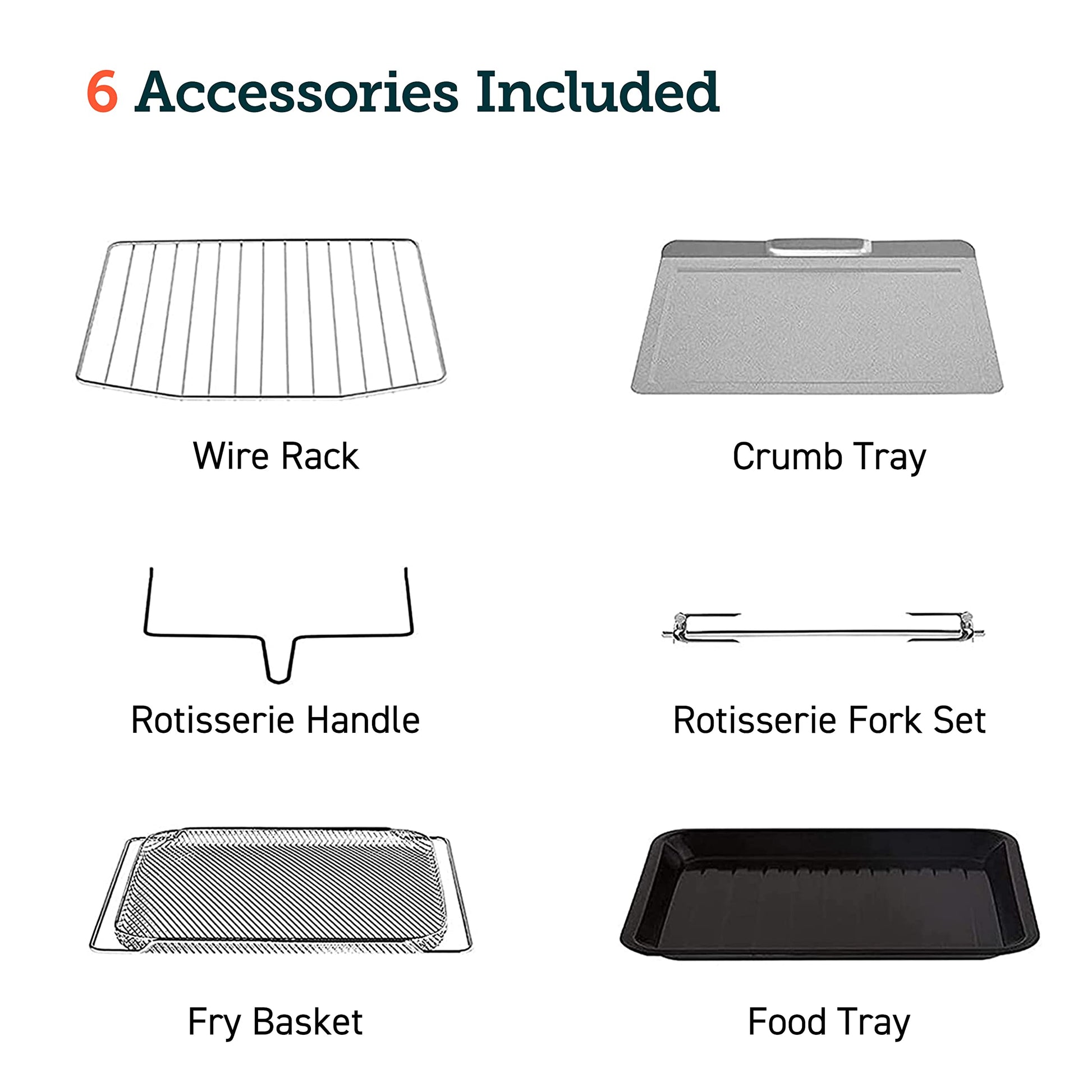 COSORI - Fridora de aire para horno tostador, 12 en 1, encimera de horno de convección, horno, asado, deshidratado, 134 recetas y 4 accesorios, 32 cuartos de galón, plata, acero inoxidable