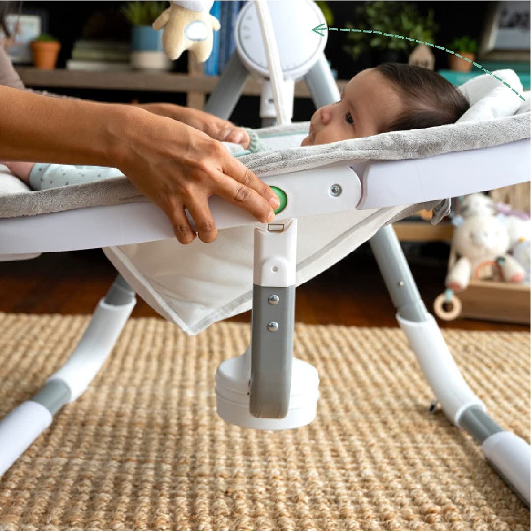 Ingenuity AnyWay Sway OM-9M, Silla Mesedora para bebé, color gris