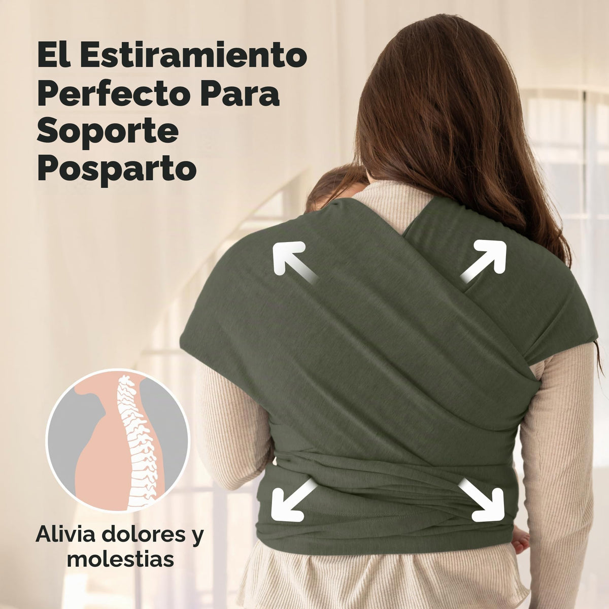 KeaBabies - Portabebés Original Todo en 1 para Bebés Recién Nacidos a Niños, Fácil de Llevar, Unión Manos Libres, Envoltura Ligera y Transpirable para (bosque)