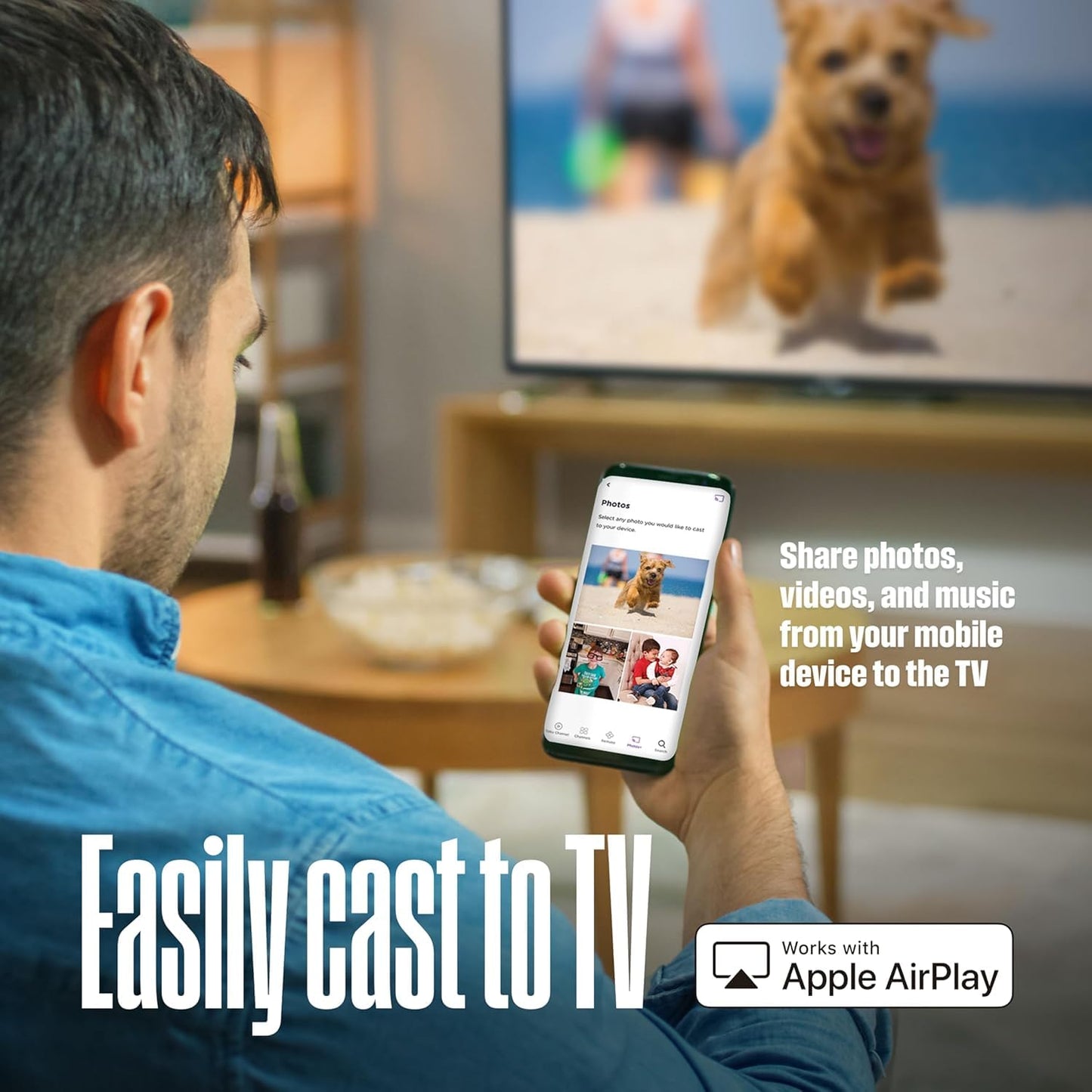 Westinghouse Smart TV de 50 Pulgadas 4K Ultra HD con Conectividad Wi-Fi y Aplicación Móvil, Bluetooth, con Apple AirPlay, Alexa y Google Asistente, Control por Voz, Dolby Digital +