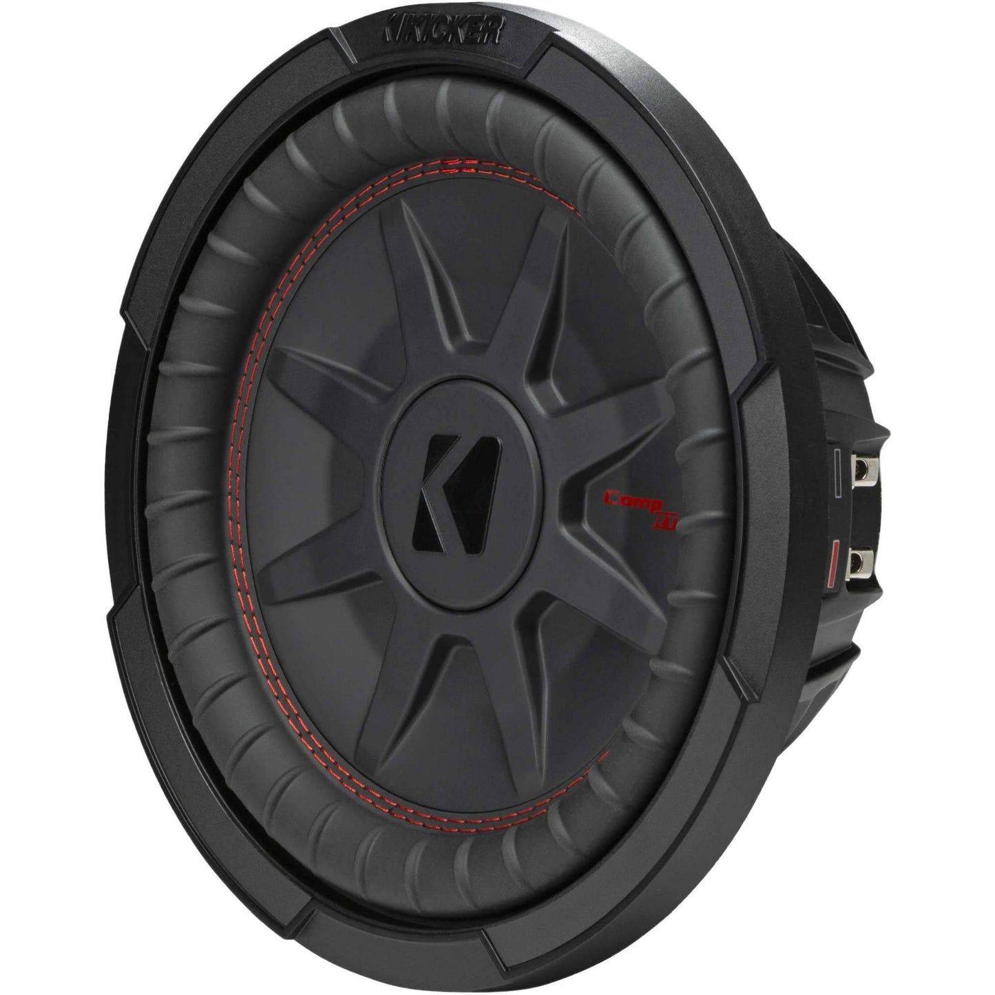 KICKER 48CWRT104 CompRT Subwoofer de 10 pulgadas, DVC, 4 ohmios