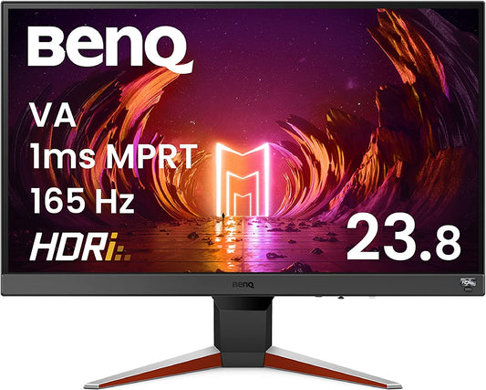 BenQ MOBIUZ EX240N Monitor para Juegos de 23.8 Pulgadas FHD 1080p 165Hz 1ms | VA | HDRi | Optimizador de Color |Freesync | Tecnología de Cuidado Ocular | Inclinación | HDMI | DisplayPort