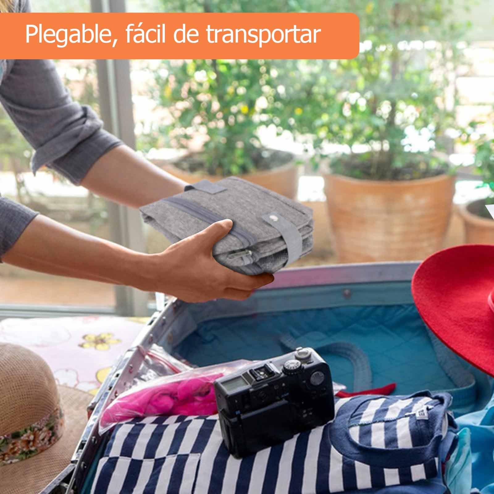 JAKLENA22 Arenero para Gato, con Pala para Arena de Gato,Caja de Arena para Gatos Portátil de Plegable, Impermeable, Sin Fugas, Ligera, para Viajes, Camping,Viajes por Carretera (30 x 30 x 11cm)
