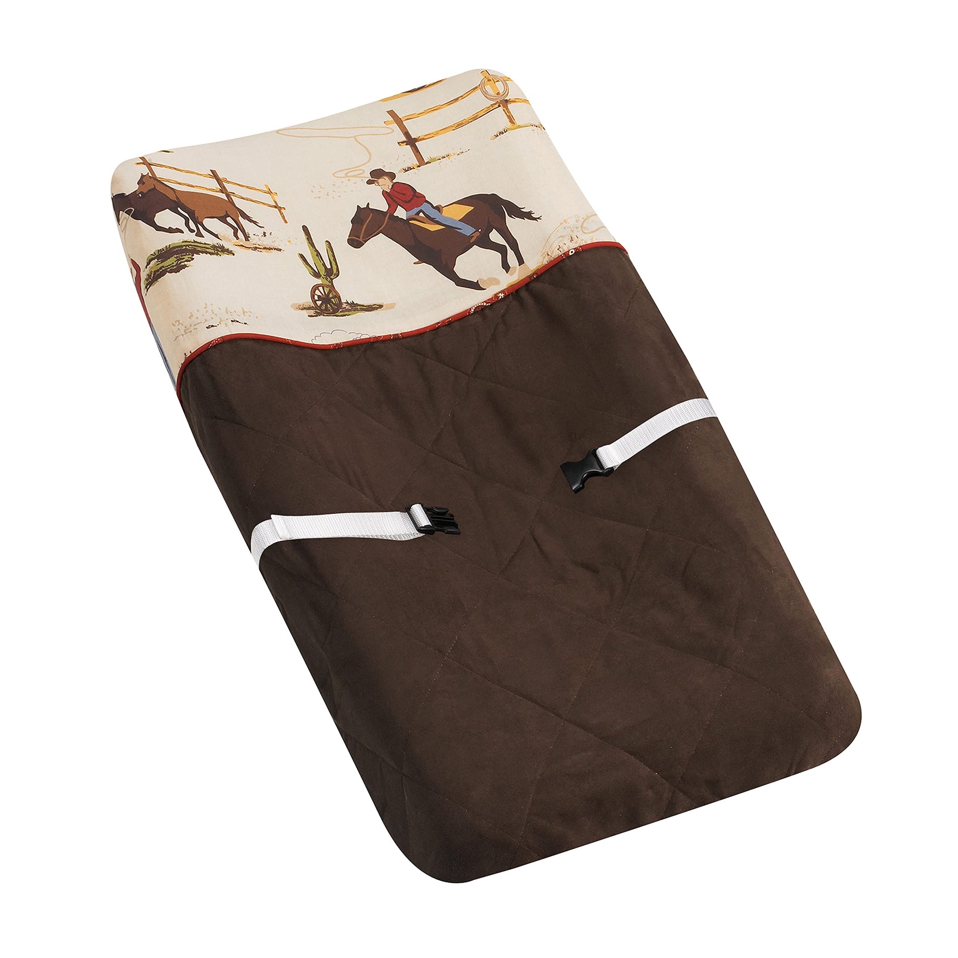 Funda Cambiadora Sweet Jojo Designs Wild West Cowboy para Bebé