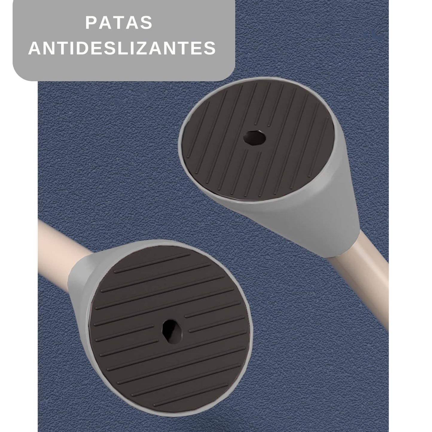 Komfort Silla Alta Periquera Para Bebe Desmontable Con Bandeja Para Comer (Gris)