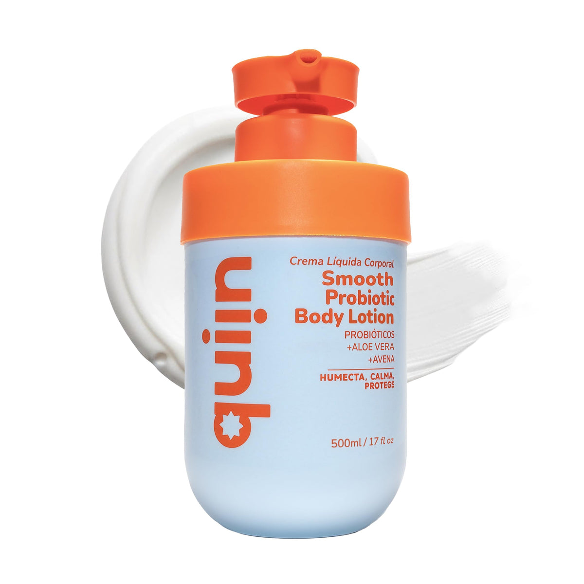 Quiin Smooth Probiotic Body Lotion Probióticos Avena y Aloe 500 ml