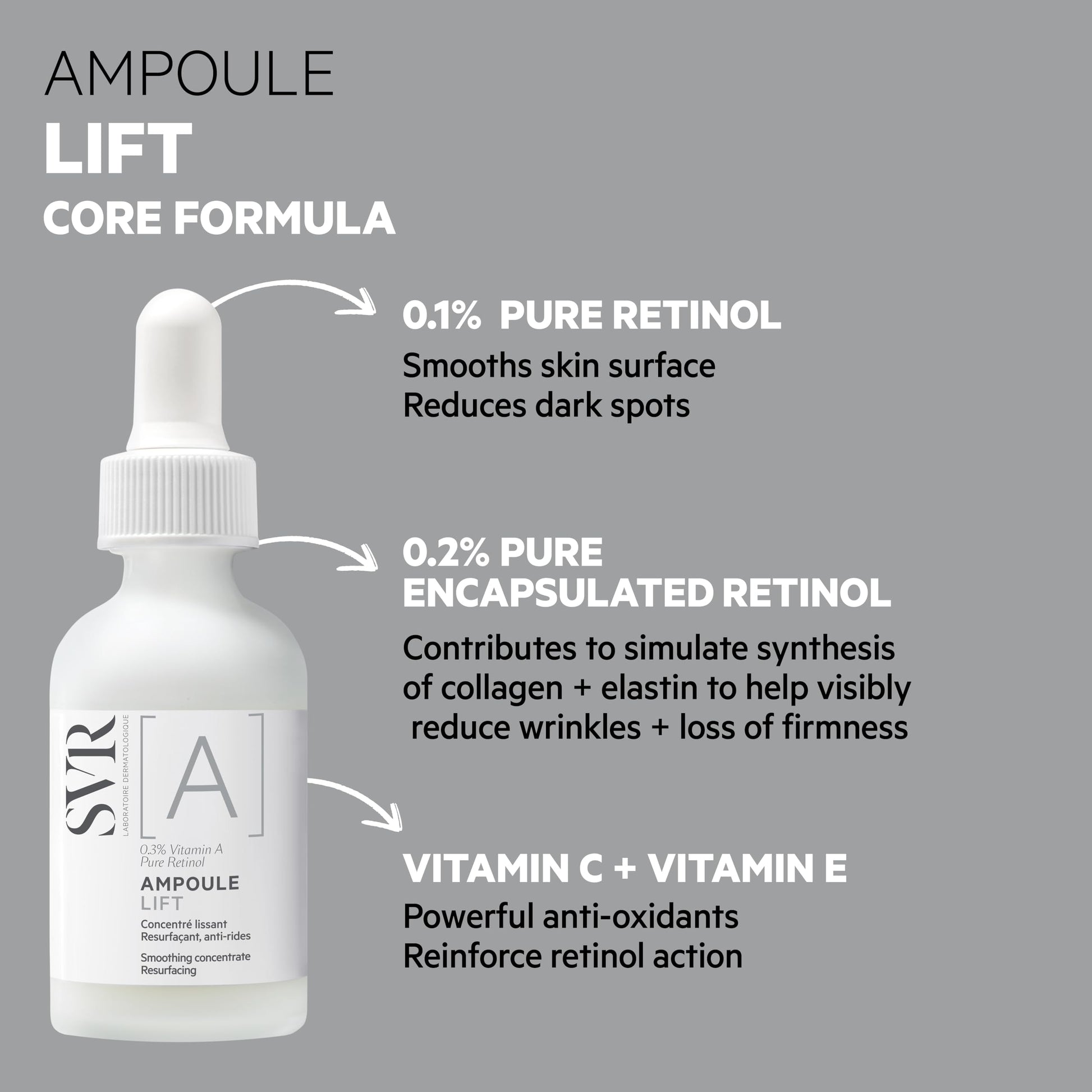 SVR Sérum Con Gotero Ampoule a Lift Vitamina A 30 ml