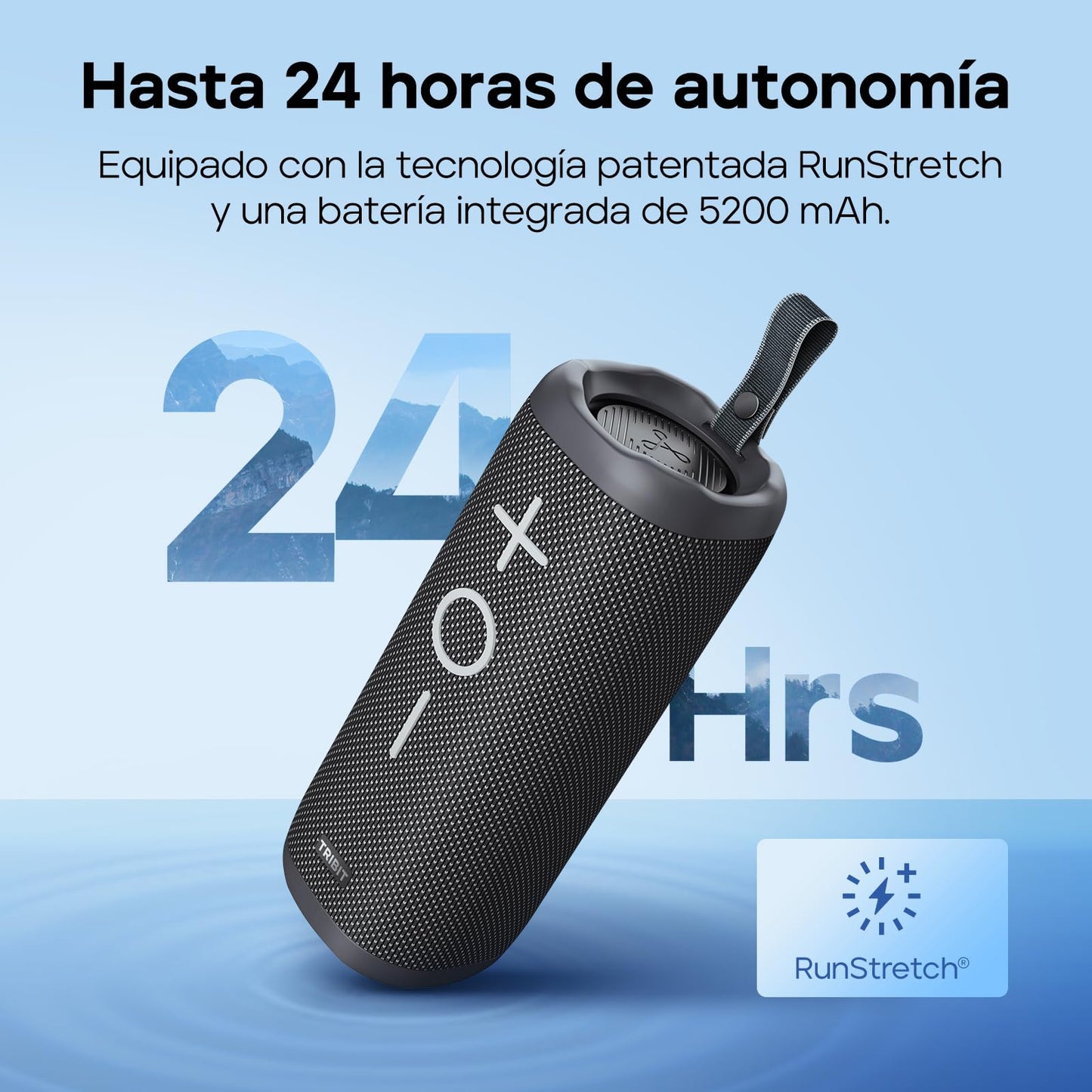 Tribit StormBox 2 Altavoz Bluetooth con 34 W de Sonido Envolvente 360°
