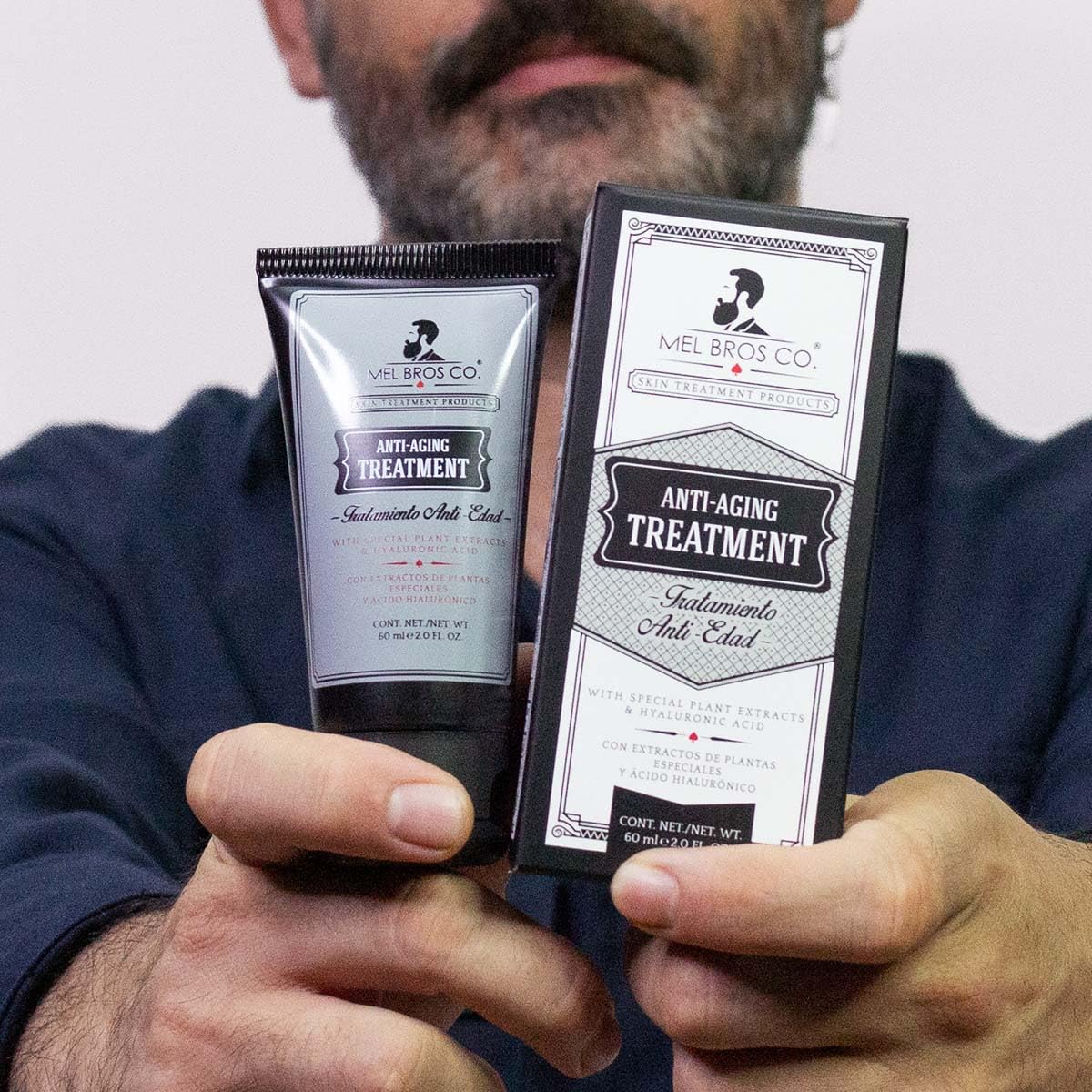 MEL BROS CO. - Tratamiento Anti edad y Rejuvenecedora 2 oz con Ácido Hialurónico y Extracto Herbales