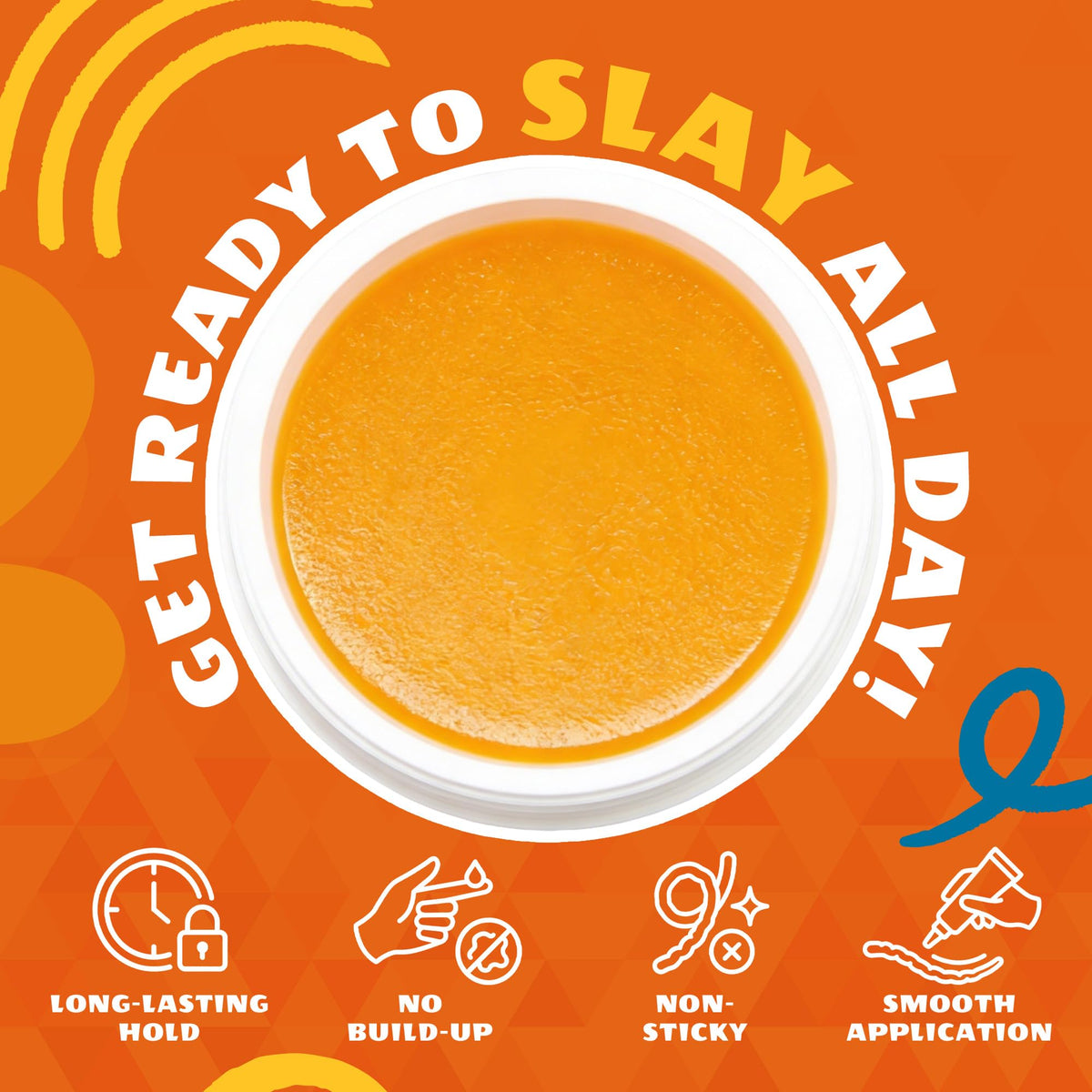AllDay Locks Gel trenzado de sujeción extrema, gel suavizante, domina el encrespamiento, fácil de usar para trenzas, cerraduras, giros, maíz, sin descamación, alto brillo, larga duración, 5 onzas