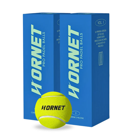 Pelotas de Padel Pro Hornet Sin Presión para Profesionales y Entrenamientos
