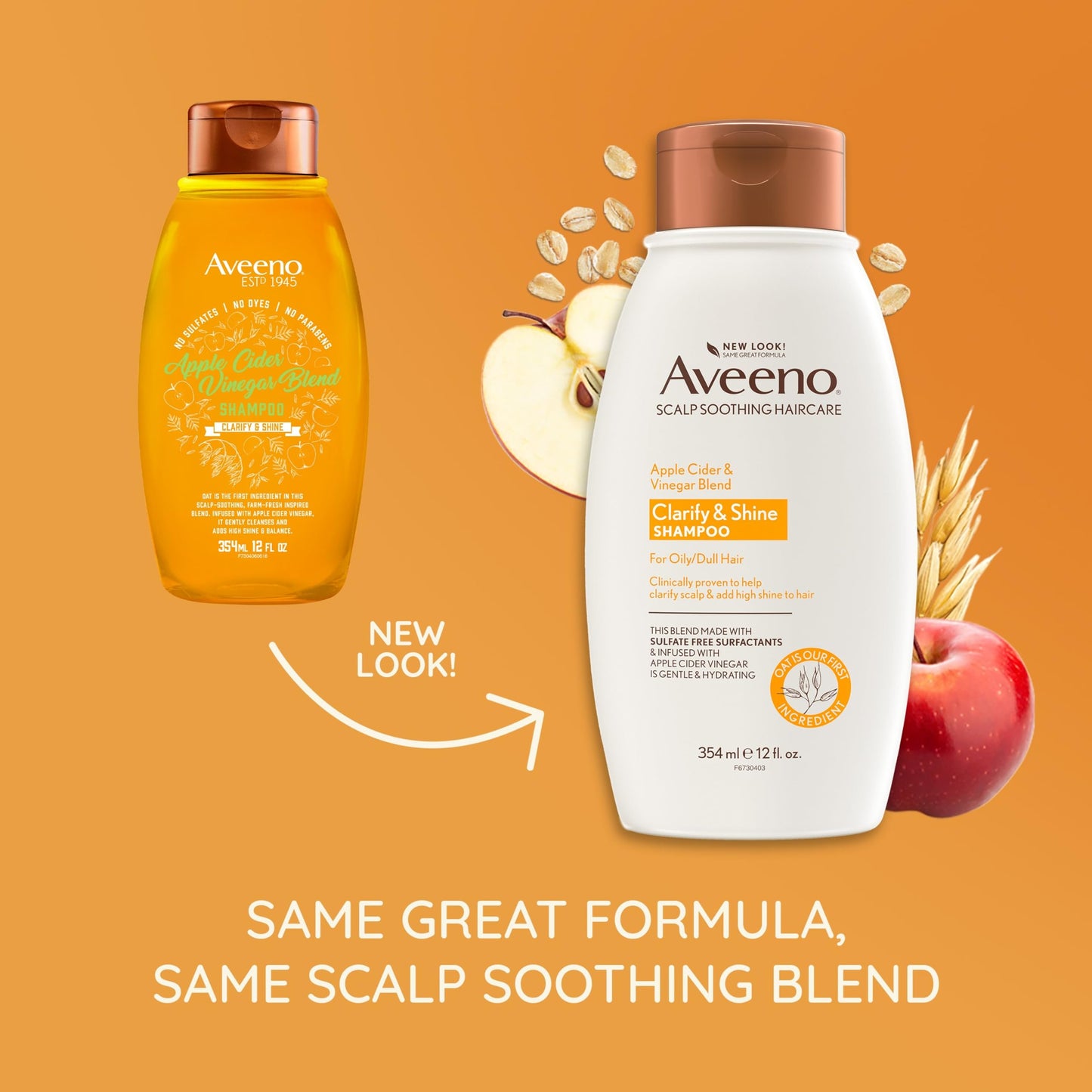 Aveeno Scalp Soothing, Champú, NA, 12 onzas