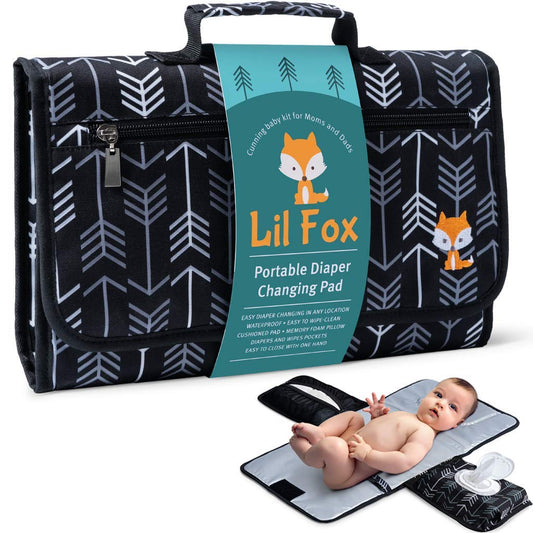 Cambiador de Bebé Lil Fox Portátil Unisex para Recién Nacido