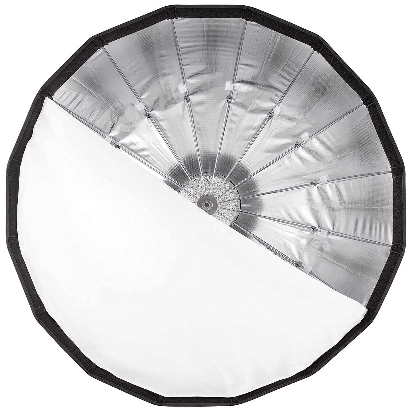 Westcott Interruptor de plato de belleza de 91,4 cm (interior plateado)