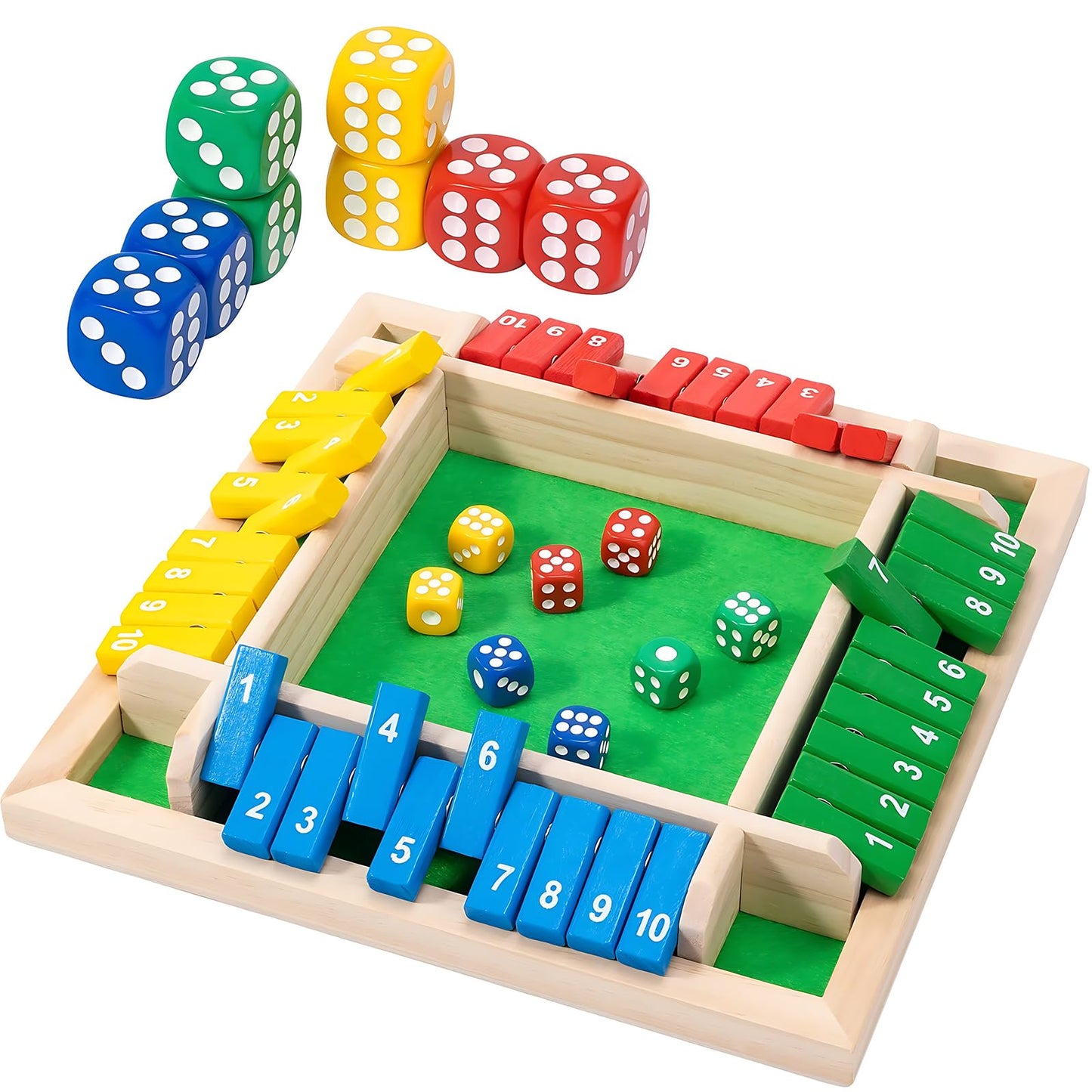 Juego de Mesa RAZYZOA Natural Clásico de Matemáticas para Adultos y Niños