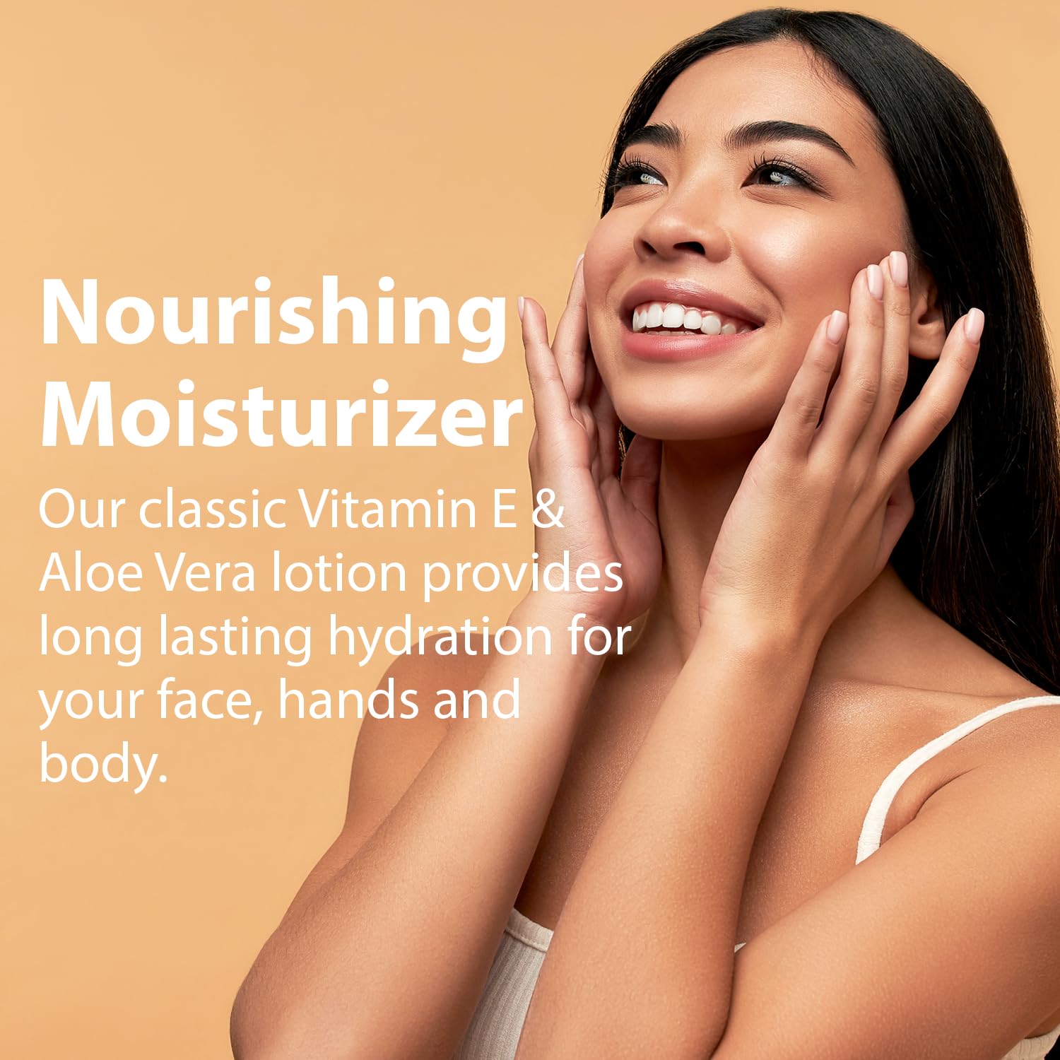 Sanar Naturals Healthy Skin Vitamin E Lotion with Aloe Vera Gel 60 ct - Face Serum Capsules - Reduce Wrinkles, Dark Spots - Rapid Skin Repair Moisturizer for Smooth Skin