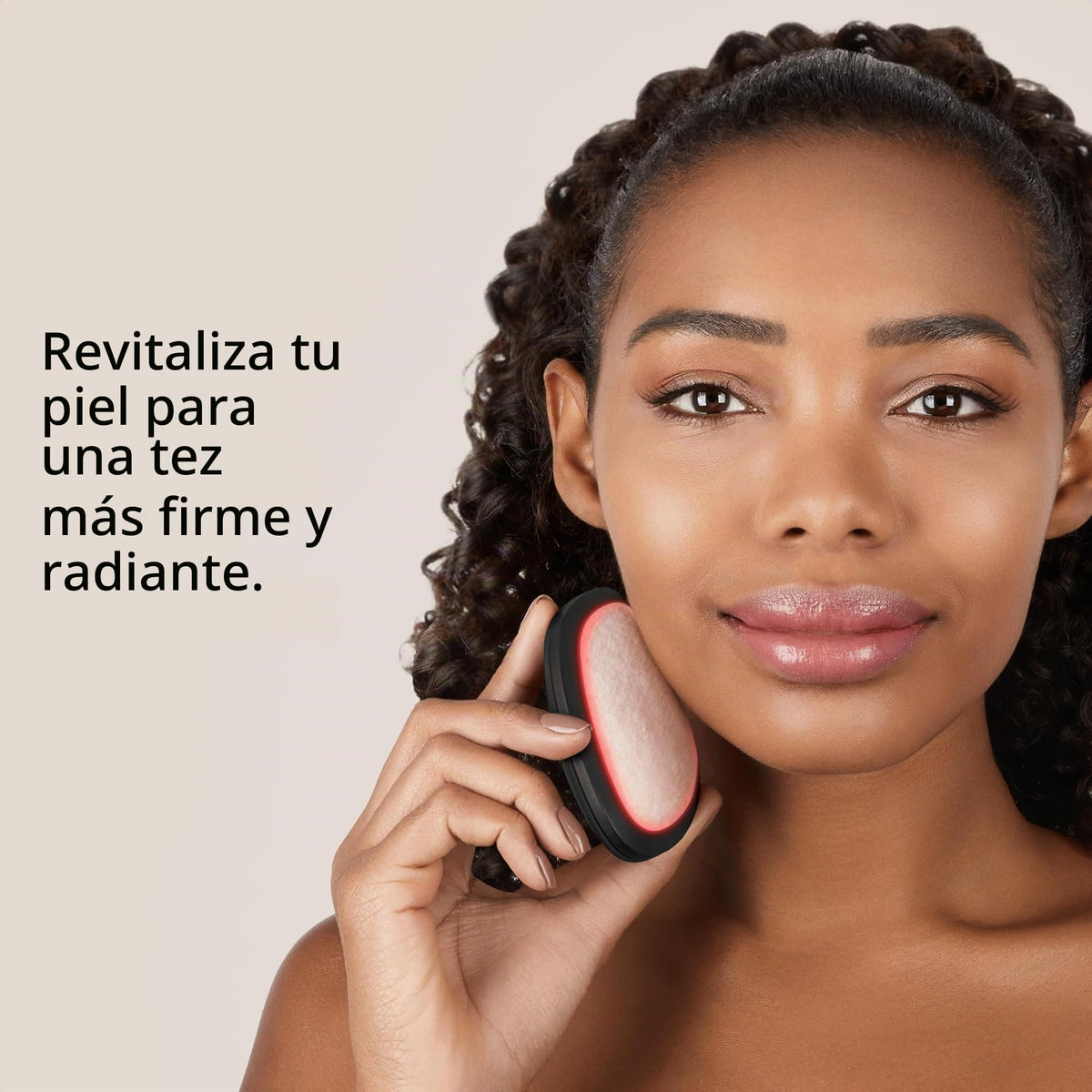 GESKE | SmartAppGuided™ Sonic Warm & Cool Mask | 9 en 1 | Máscara facial LED de belleza | Espectro LED completo y terapia de luz roja | Calor/frío | Mayor absorción de productosl | masajeador facial