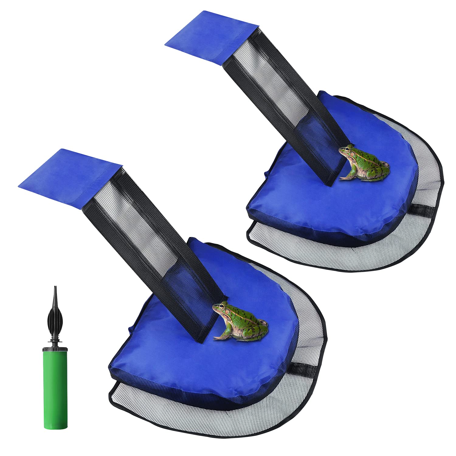 Paquete de 2 Rampas de Escape para Piscinas y Spas, Salvavidas de Ranas y Animales, Inflable Flotante Rescatista