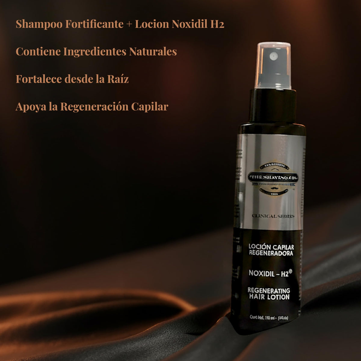 Loción Regeneración Capilar The Shaving Co Noxidil H2 para Crecimiento de Cabello Unisex