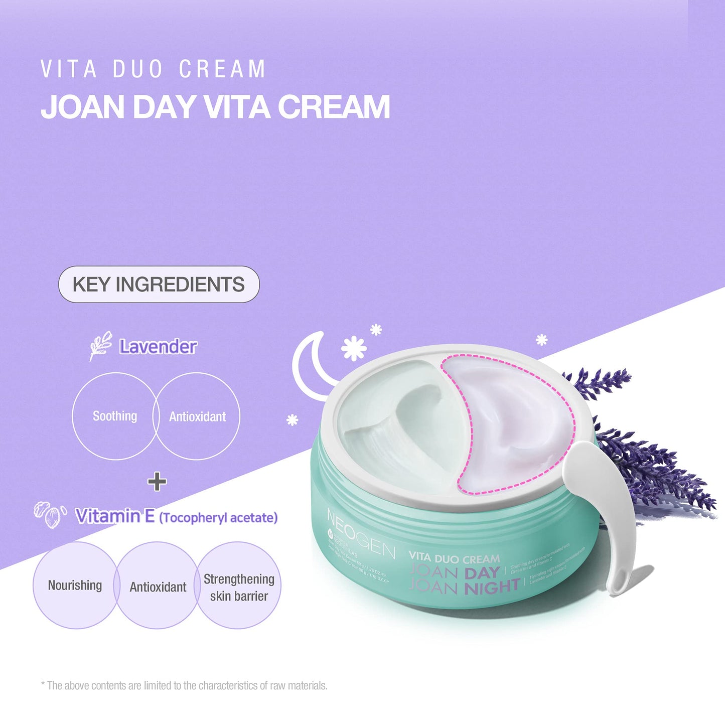 NEOGEN VITA DUO CREAM JOAN DAY JOAN NIGHT (NEOGEN & JOAN KIM COLLABORATION)