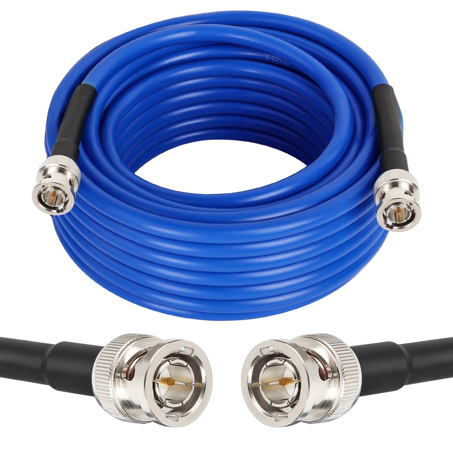 XRDS -RF Cable SDI 12G 35FT, Cables de Video SDI 3G/6G/12G 75ohm Cable BNC Macho Soporta HD-SDI/3G/6G-SDI/4K/8K para Convertidor de Cámara de Seguridad de Video