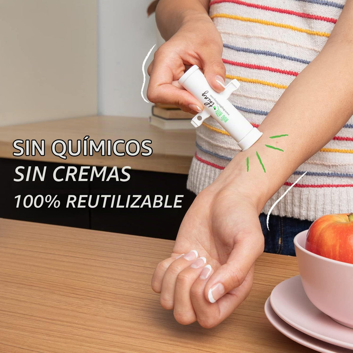 Herramienta de Succión Bug Bite Thing Negro Natural para Picaduras e Insectos