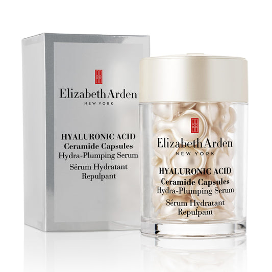 Elizabeth Arden Hyaluronic Acid Serum Ceramide Capsules, Perfect for Mothers Day Gifts, Hydra-Plumping Serum, Perfect for Mothers Day Gifts, 30 Count