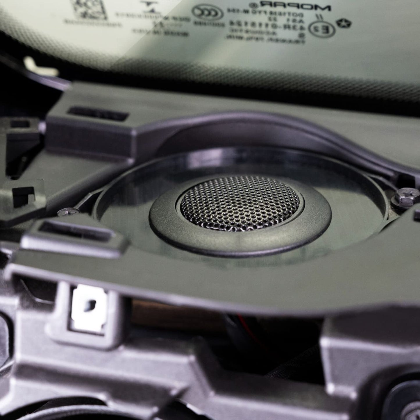 Adaptadores de Altavoz de 6.5 Pulgadas Stinger para Jeep Wrangler JL y Gladiator JT con Adaptadores de Altavoz de Agudos delanteros, Juego de Dos