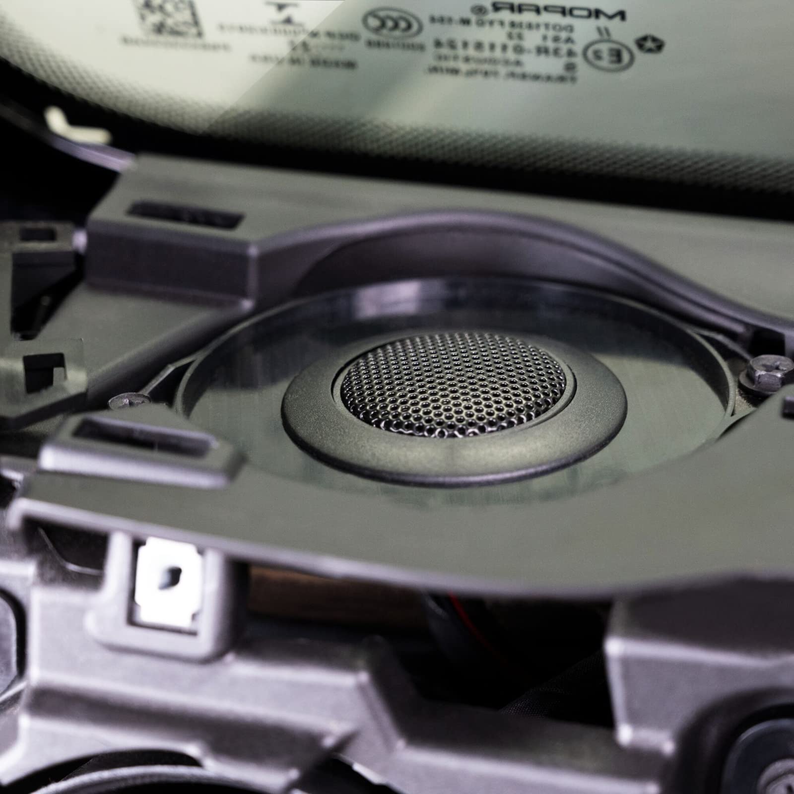 Adaptadores de Altavoz de 6.5 Pulgadas Stinger para Jeep Wrangler JL y Gladiator JT con Adaptadores de Altavoz de Agudos delanteros, Juego de Dos
