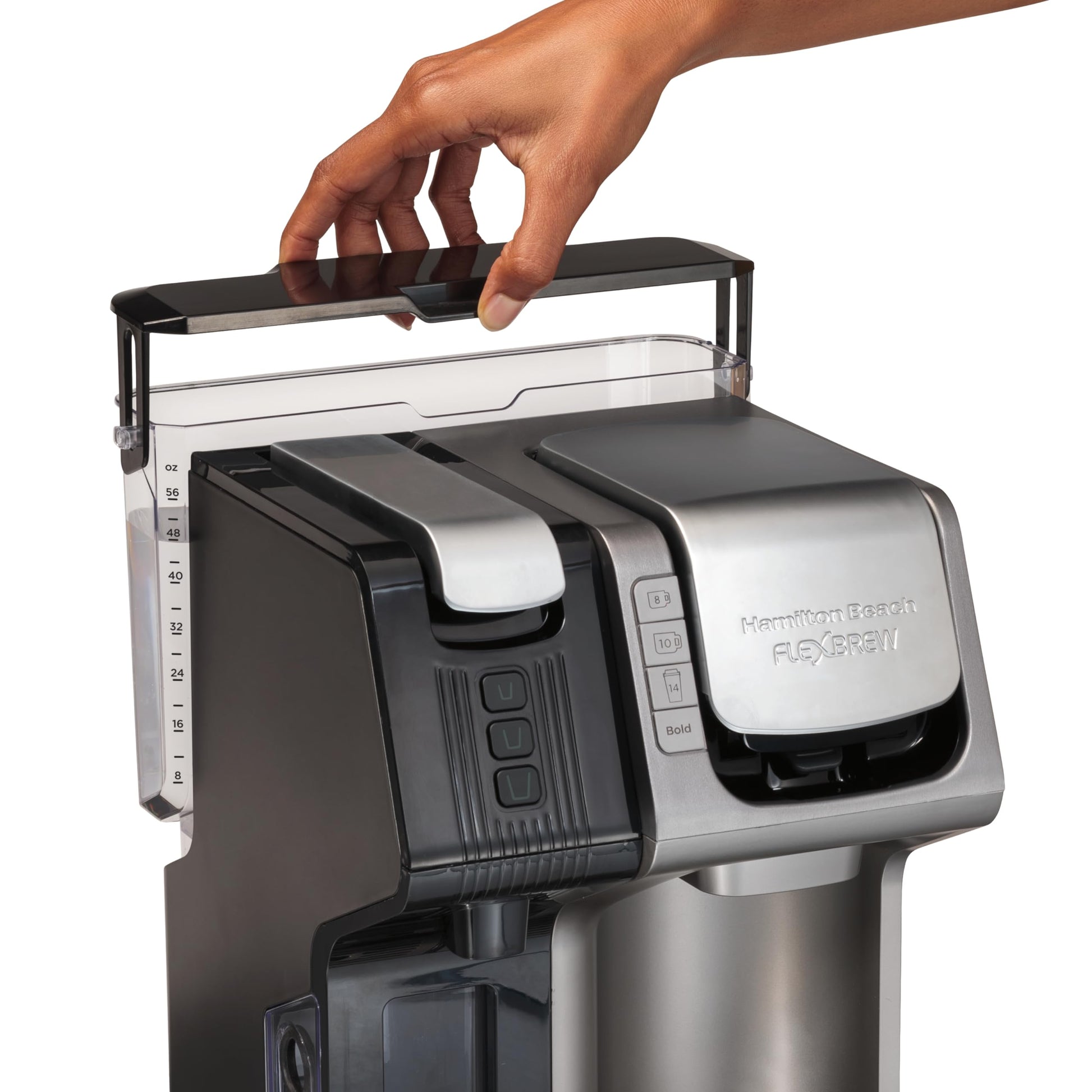 Hamilton Beach Cafetera Universal Flex Brew preparación 3 en 1 mod. 49930