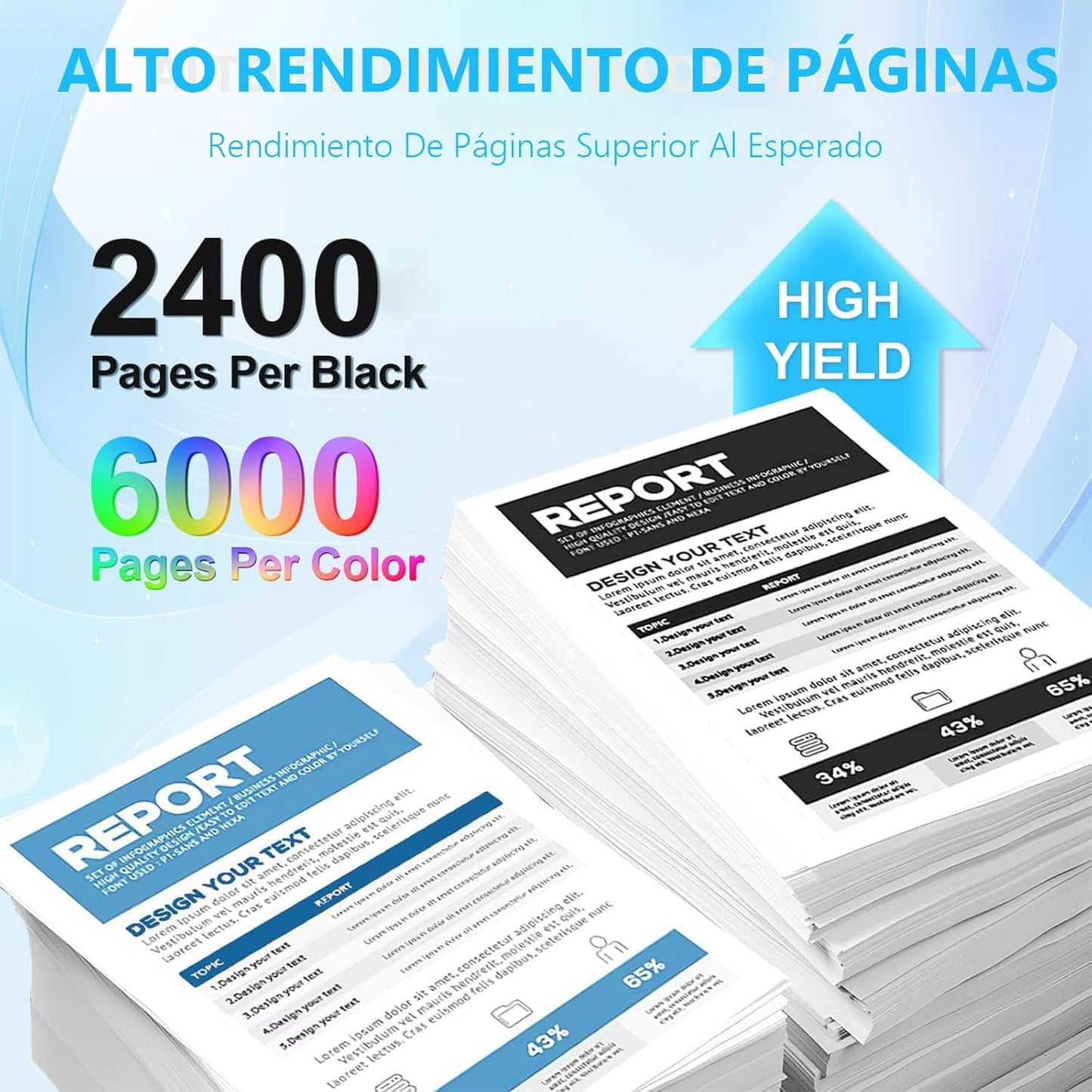 GLINTYU 4 Pack Botella Repuesto Tinta 544, Compatible con Tinta Epson 544, Negro, Azul, Rojo, Amarillo, Compatible para T544, L1110, L3110, L3150（ 70 ml Cada una）