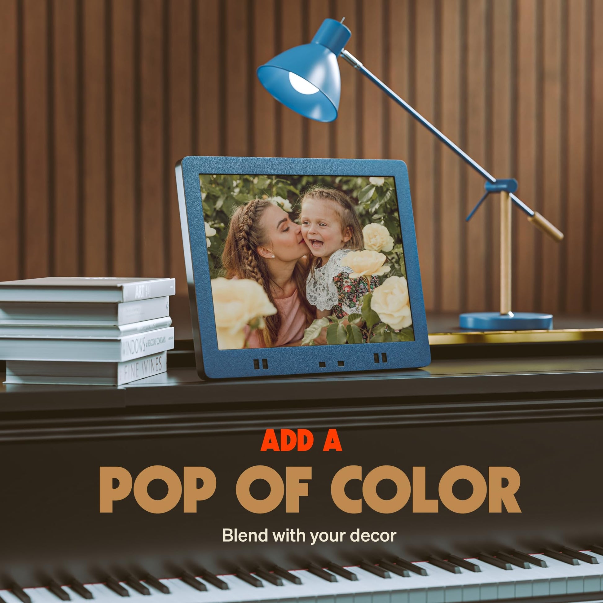 Marco De Fotos Digital Pix Star 15 Pulgadas Azul