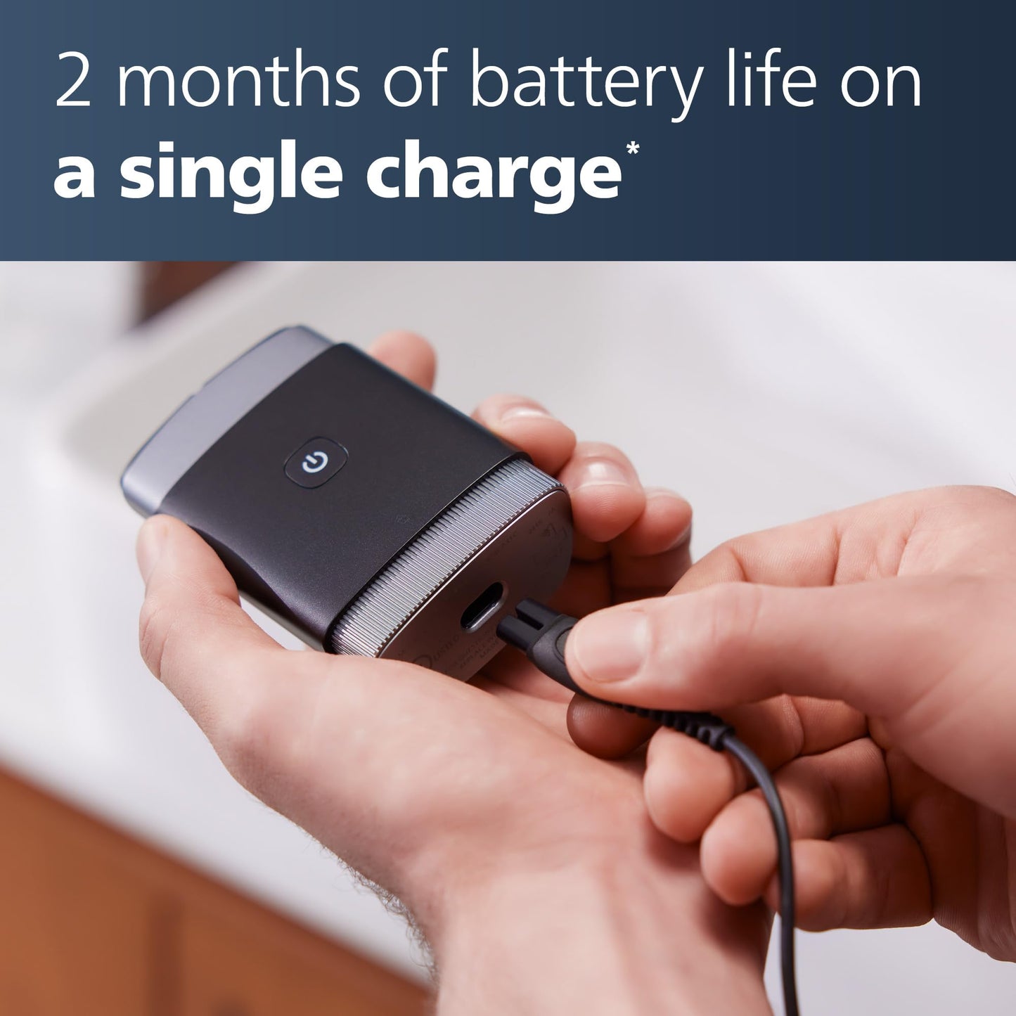 Philips Norelco - Afeitadora compacta portátil para llevar