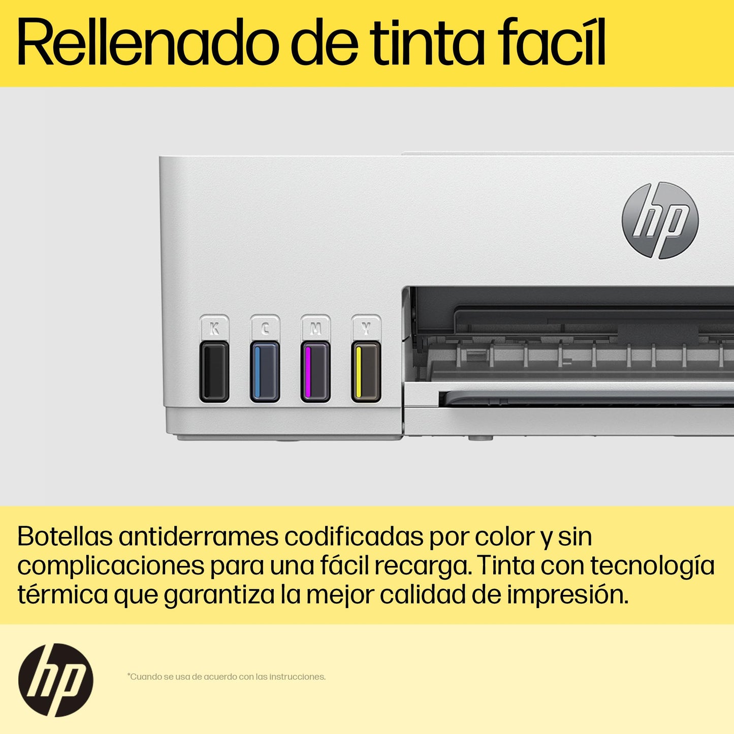 HP Impresora Smart Tank 210, Tinta Continua, Color, Wi-Fi,USB, Bluetooth, Dúplex (Doble Cara) Manual, Impresión Smart App, hasta 2 años de Garantía* (3D4L3A)