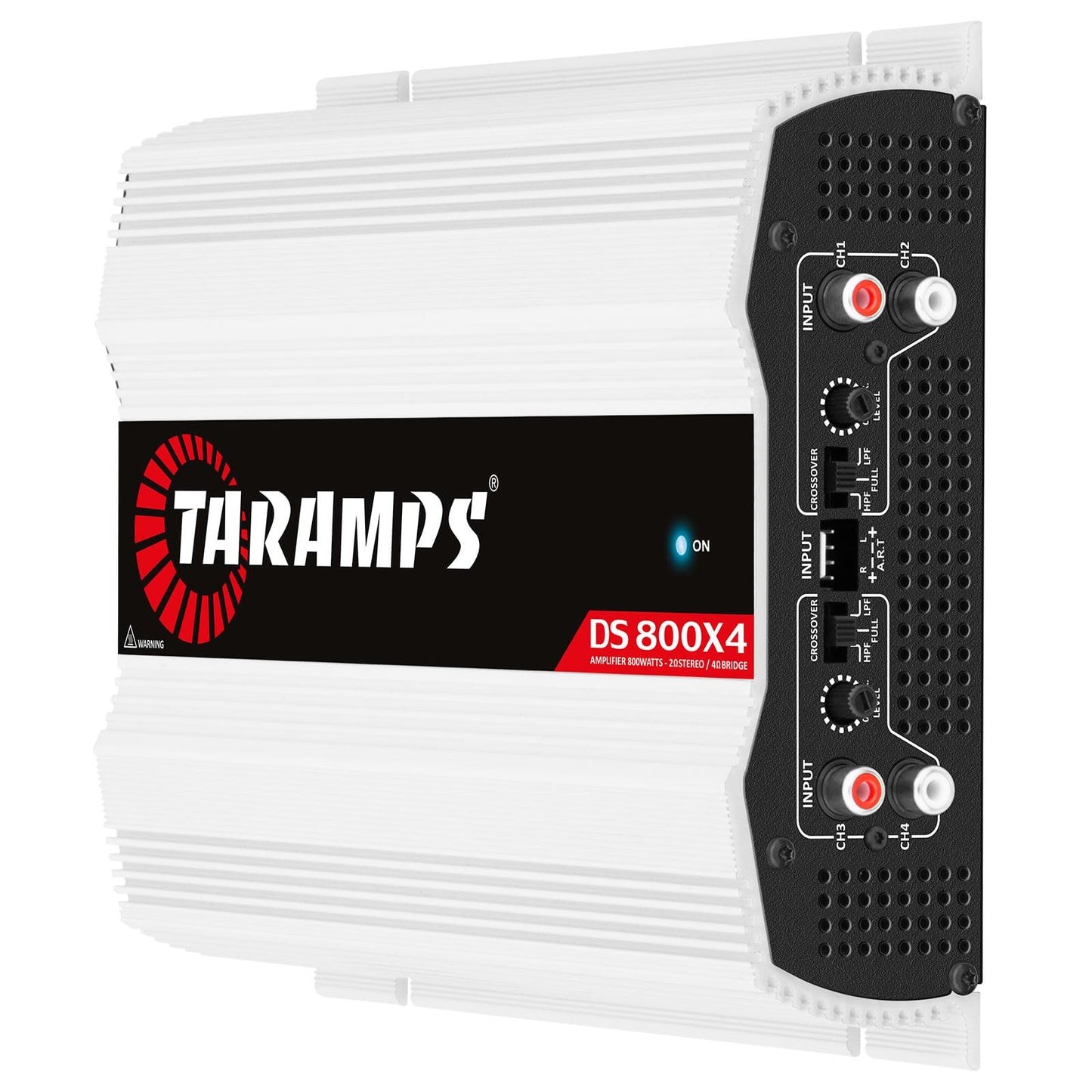 Amplificador Multicanal Taramp‘s Aluminio Rango Completo 800 Vatios RMS para Coche